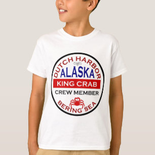 Crew-Mitglied niederländischer Hafen-alaskisches T-Shirt