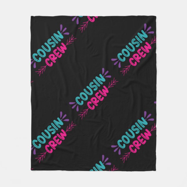 Crew niedlicher Cousin Fleecedecke (Vorderseite)