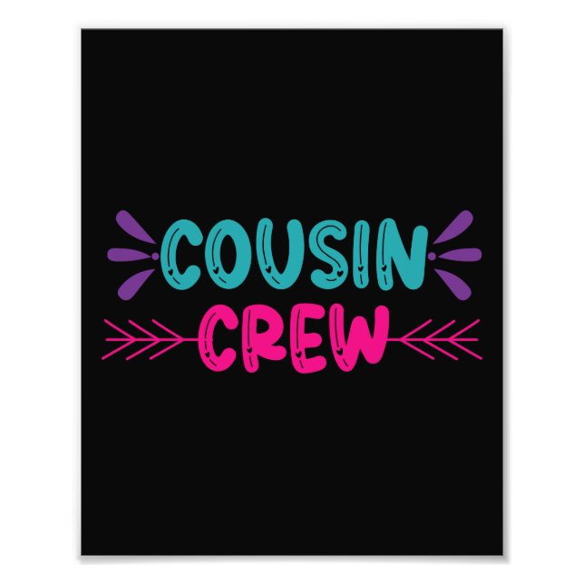 Crew niedlicher Cousin Fotodruck (Vorne)