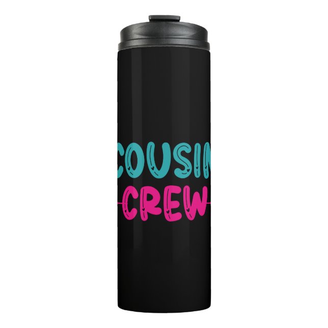 Crew niedlicher Cousin Thermosbecher (Vorderseite)