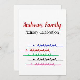 Crew Race Rowers Rowing - Bis zu fünf Boote Einladung