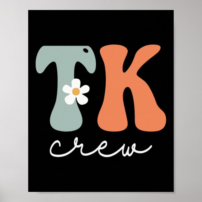 Crew Retro Groovy Vintage Frauen glücklich ersten  Poster (Vorne)
