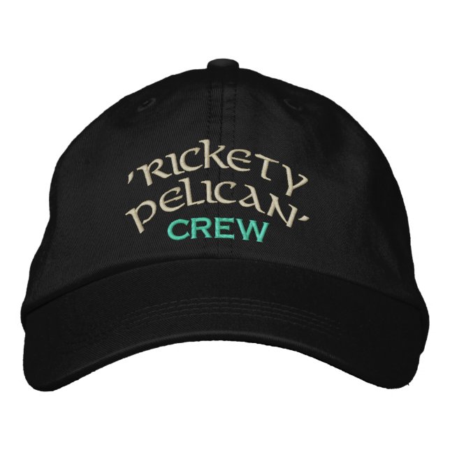 Crew "Rickety Pelican" Bestickte Kappe (Vorderseite)