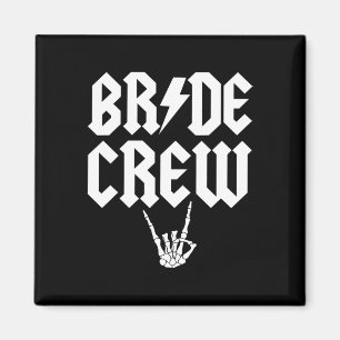 Crew Rock'n'Roll Gothic Halloween Bachelorette Par Magnet