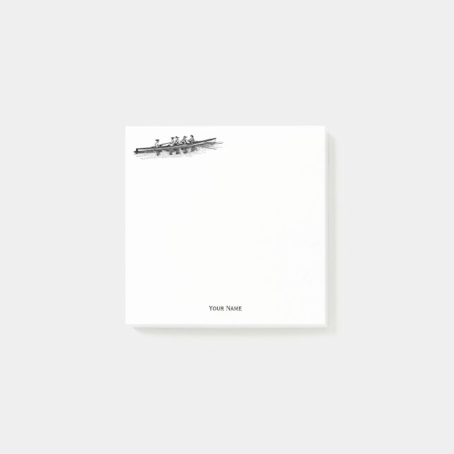 Crew Rowers Post-it Klebezettel (Vorderseite)