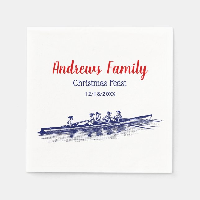 Crew Rowers Serviette (Vorderseite)