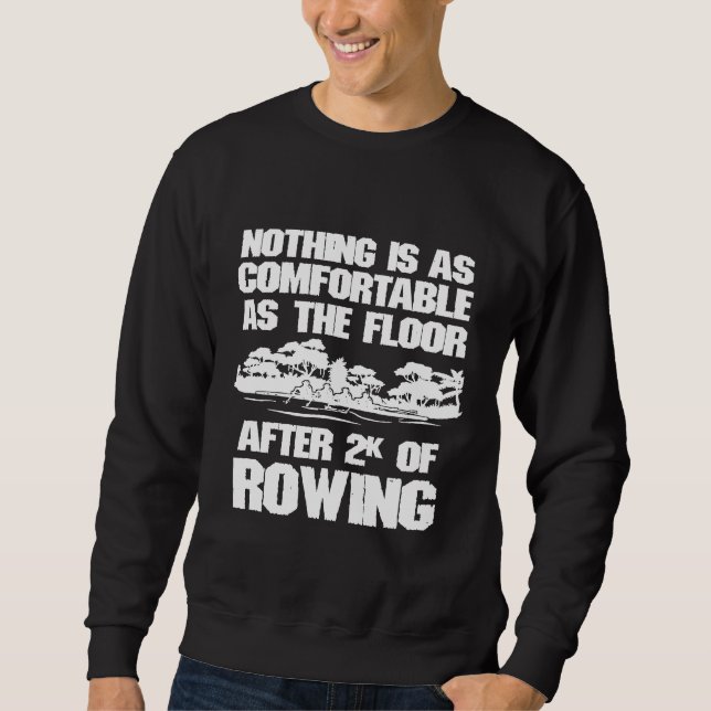 Crew-Ruderboot Geschenk I Rower Row Team 28 Sweatshirt (Vorderseite)