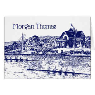 Crew-Ruderer treten mit Boathouse Blue an