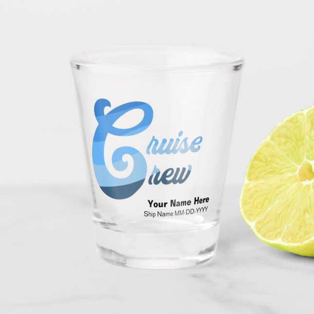 Crew Schnapsglas (Vorderseite)