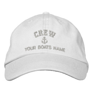 Crew segeln bestickte kappe