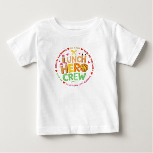 Crew-Shirt zum Mittagessen, Lady Cafeteria Squad W Baby T-shirt