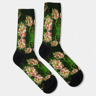 Crew Sockelt schwarze Blume niedlich Socken