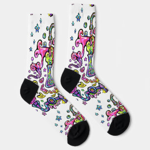 Crew-Socken für Mad Science Experiment Socken