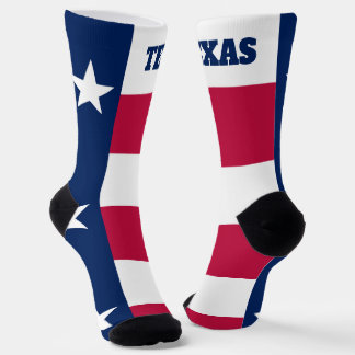 Crew-Socken mit der Flagge von Texas Socken