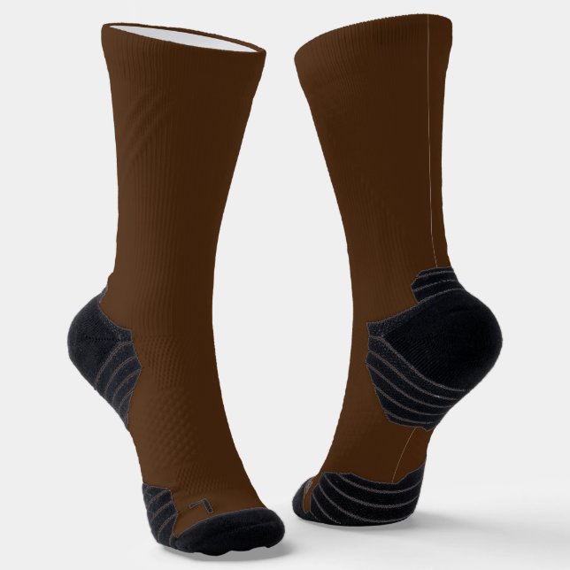 Crew Socks Brown Socken (Gewinkelt)