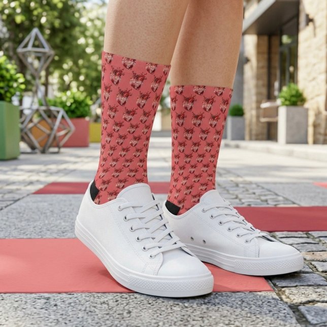 Crew Socks Hearts Socken (Von Creator hochgeladen)