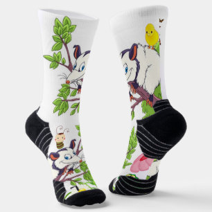Crew Socks Possum Frosch Chicks Floral Pilz Socken