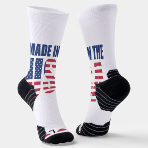 Crew Socks Red White & Blue Made in den USA Socken