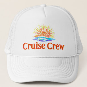 Crew Sonne und Wellen Truckerkappe