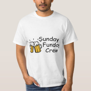Crew Sonntags Funday (Bier) T-Shirt