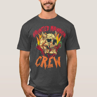 Crew Spuk Bewitch Mansion Halloween T-Shirt