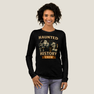 Crew Spuk Geschichte Geschichtslehrer Halloween Tri-Blend Shirt