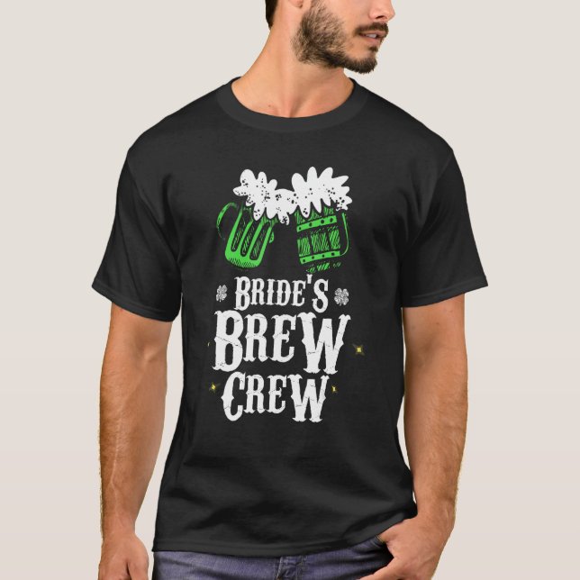 Crew St Patricks Day Bachelorette Par T-Shirt (Vorderseite)