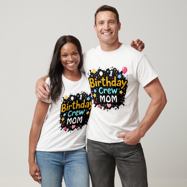 Crew T - Shirt | Mama oder Vater-Matching-Familie (Unisex)