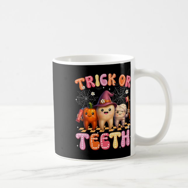 Crew Trick oder Zähne Kaffeetasse (Rechts)