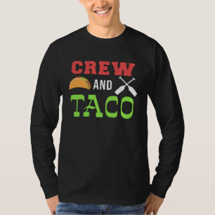 Crew- und Taco-Rudern Bootsfahren Bootsruderer Ex T-Shirt