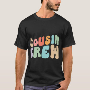 Crew Vintager Cousin Groovy Retro Design Familie T-Shirt