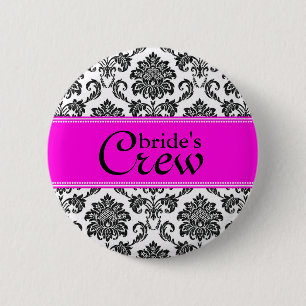 Crew von Damask Bride Button
