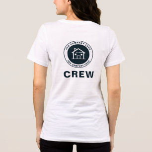 Crew von Mitarbeitern für benutzerdefinierte Unter Tri-Blend Shirt