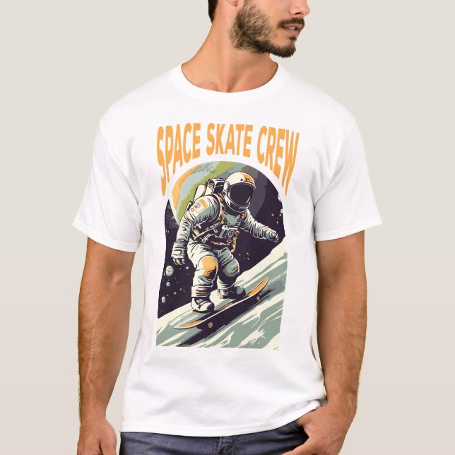 Crew von Space Skate T-Shirt (Vorderseite)