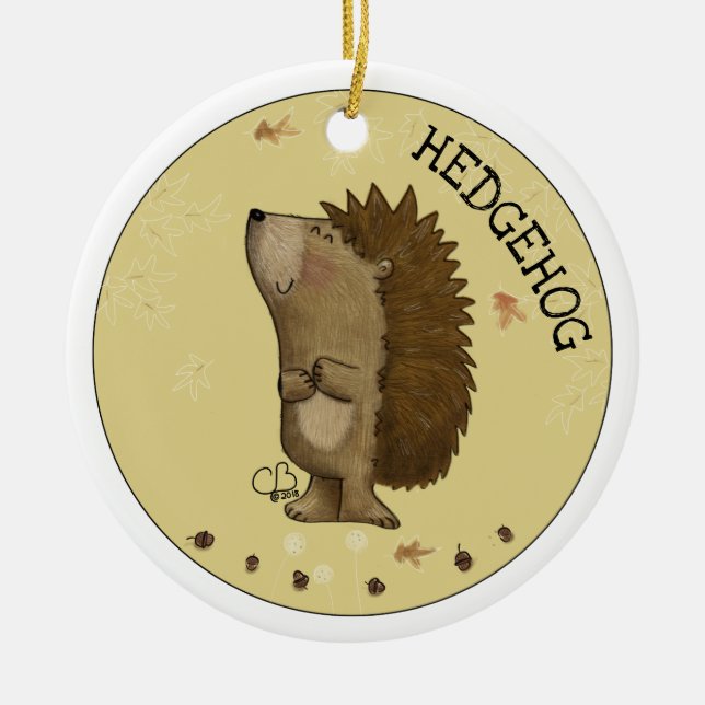 Crew Waldland - beste Waldfreunde/ Einzelpersonen Keramik Ornament (Vorne)