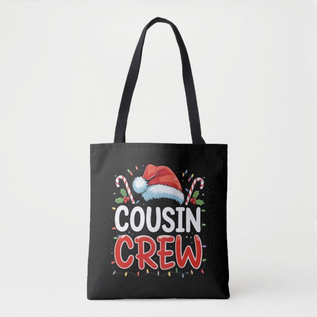 Crew Weihnachten Cousins Weihnachtsmannmütze (Vorderseite)