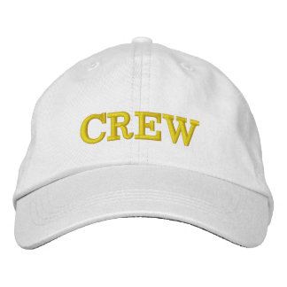 CREW Weißer, Basic anpassbarer Cap bestickter Hut