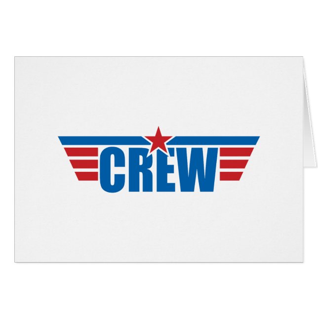 Crew Wings Abzeichen - Luftfahrt (Vorderseite (Horizontal))
