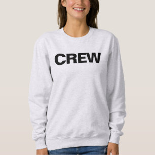 Crew "Womens Basic Ash Gray Sweatshirts" Sweatshirt