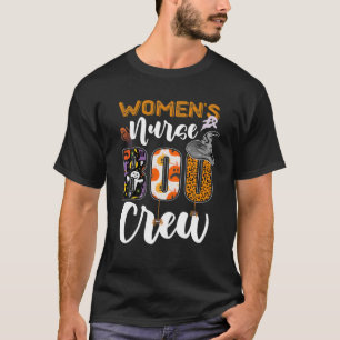 Crew "Women's Nurse Boo" RN Halloween Matching T-Shirt