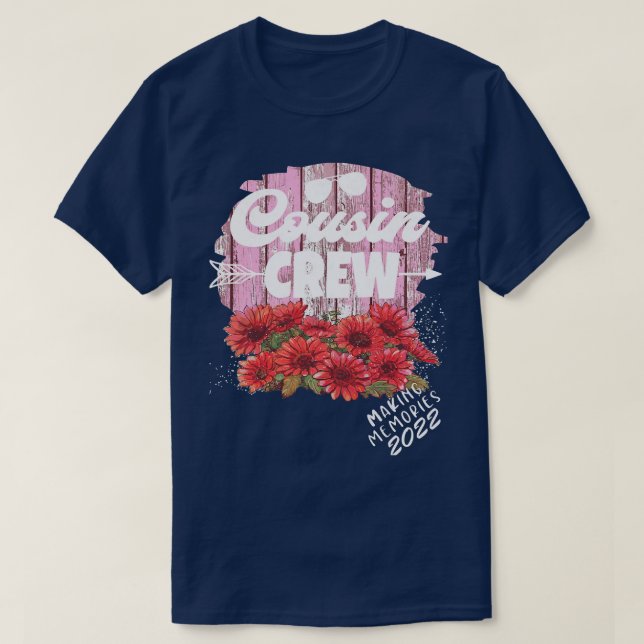 Crew "Womens Sunflower Cousin" 2022 Erinnerungen m T-Shirt (Design vorne)