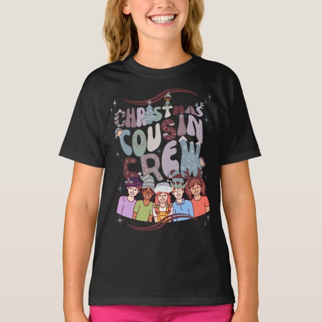 Crew zum niedlichen Cousin T-Shirt (Vorderseite)
