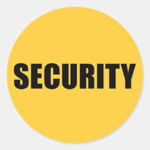 Crew zur Ereignissicherheit Runder Aufkleber