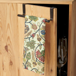 Crewel Work Stickerei Obst und Blume Geschirrtuch