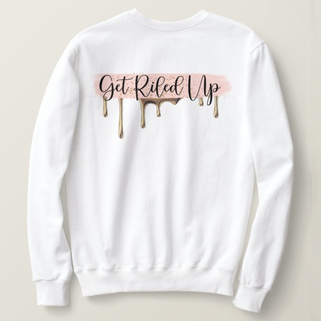 Crewhalssweatshirt Sweatshirt (Design Rückseite)