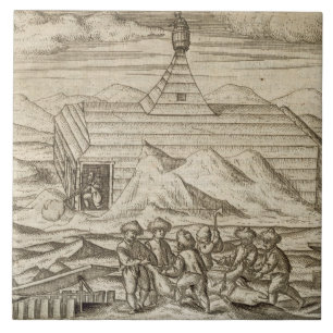 Crewtötung und Enthäutungsbären, außerhalb der Fliese