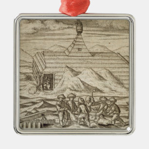 Crewtötung und Enthäutungsbären, außerhalb der Ornament Aus Metall