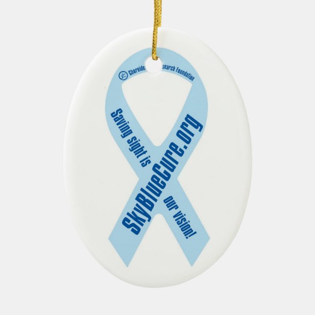 CRF Oval-Verzierung Keramik Ornament (Vorne)