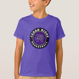 CRHS Basketball-Logo - Lila Shirt für Kinder