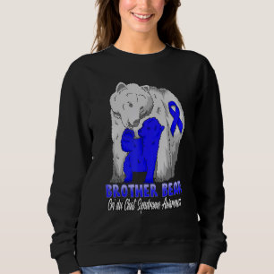 Cri Du Chat Syndrome Awareness Brother Support Rib Sweatshirt